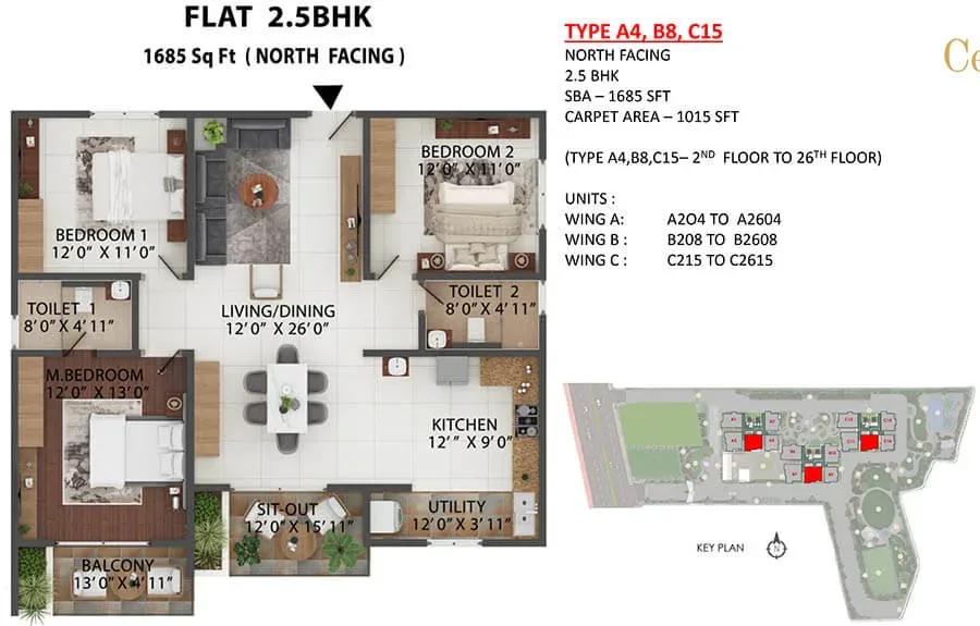 Abhee Celestial City apartments