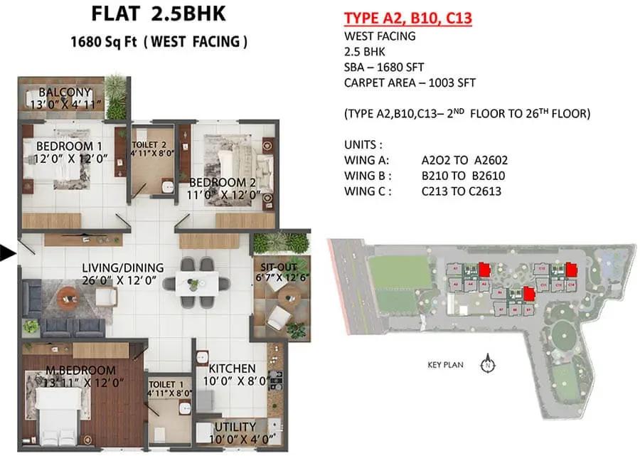 Abhee Celestial City apartments