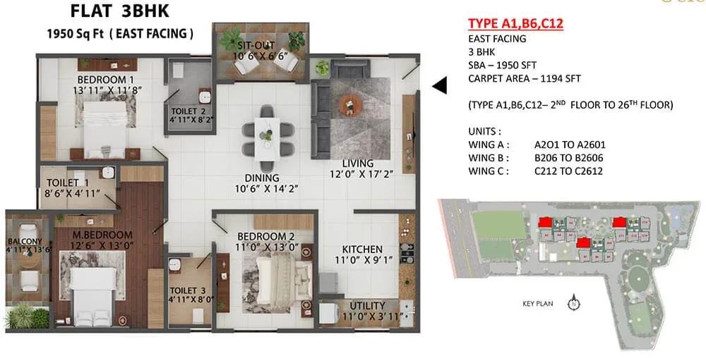 Abhee Celestial City apartments