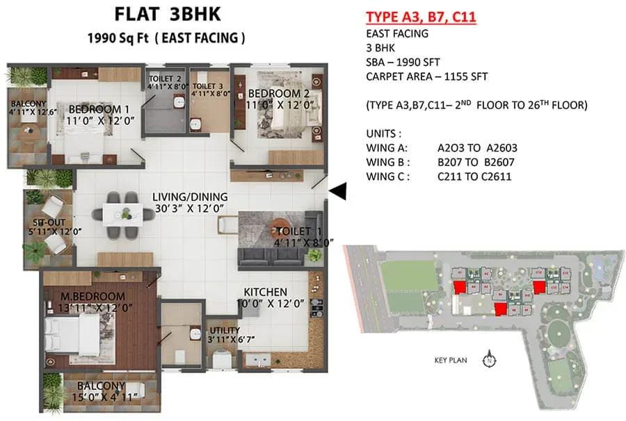 Abhee Celestial City apartments