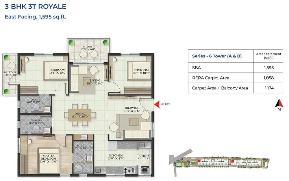 Abhee Serenity Springs apartments