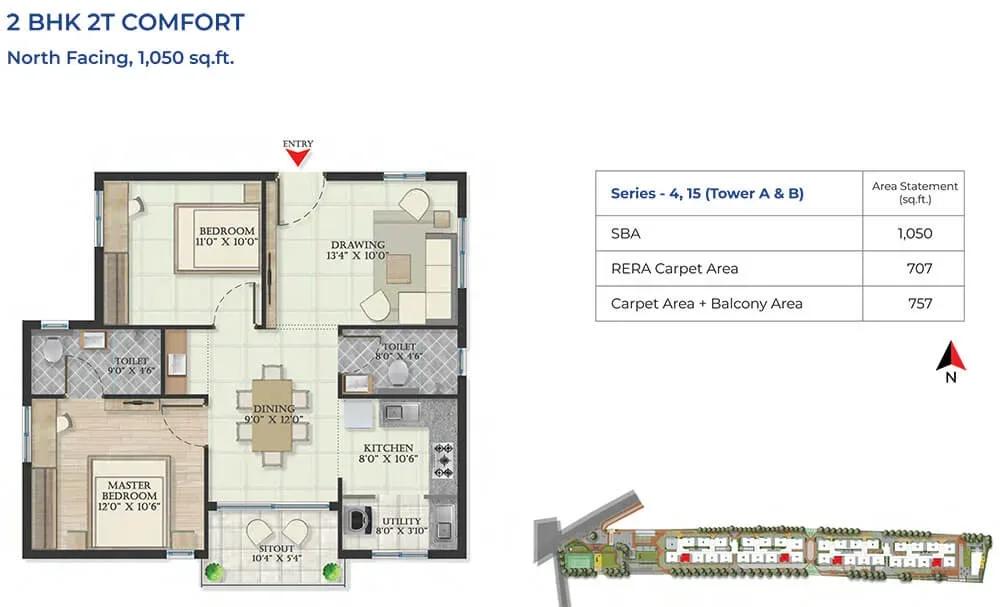 Abhee Serenity Springs apartments