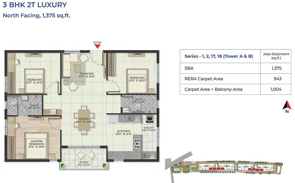 Abhee Serenity Springs apartments