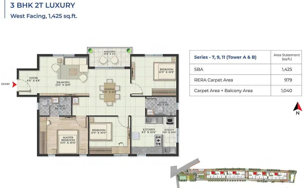 Abhee Serenity Springs apartments