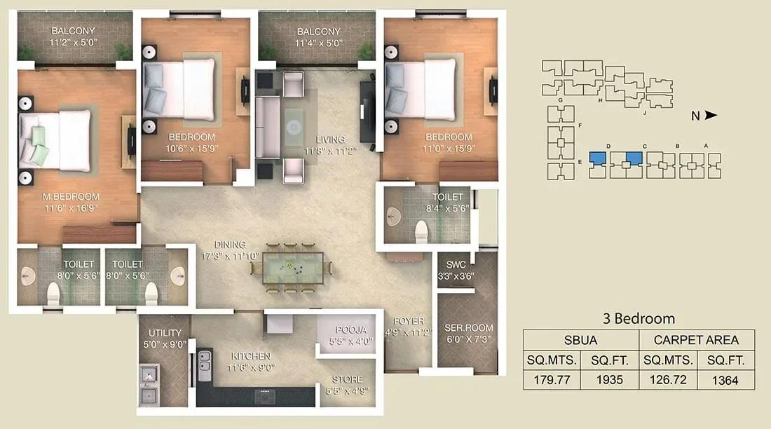 Adarsh Palm Retreat Lake Front apartments
