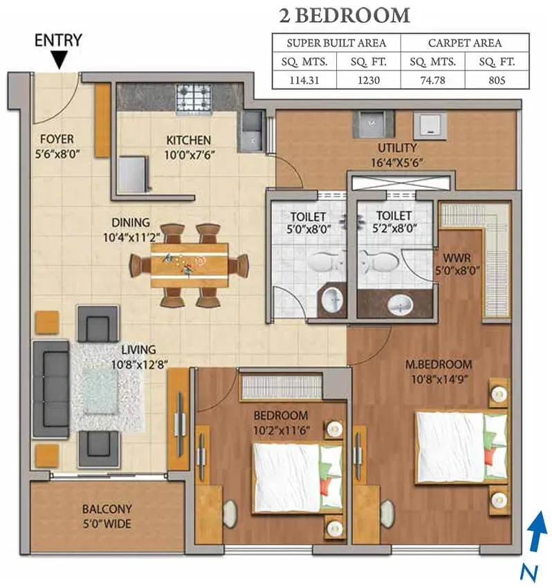 Adarsh Palm Retreat Mayberry apartments