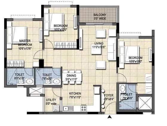 Ajmera Nucleus apartments
