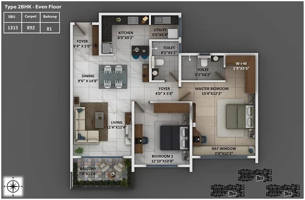 Around the Life by Keya Homes apartments