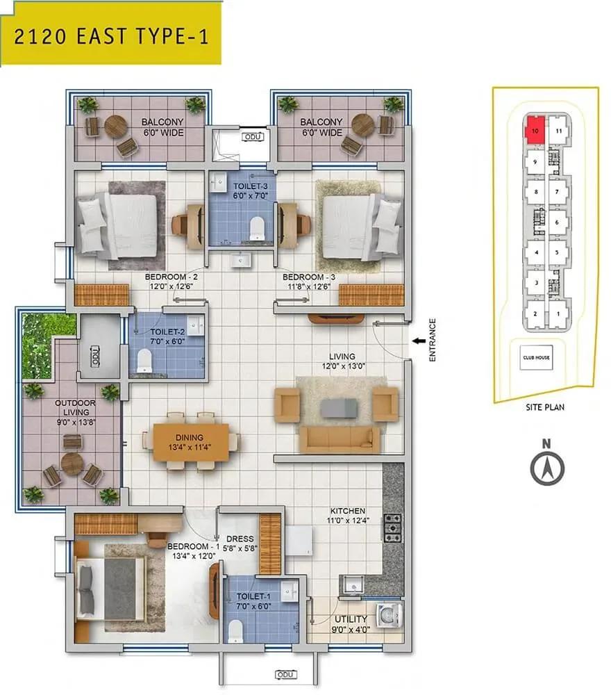 ASBL Spire floor plan