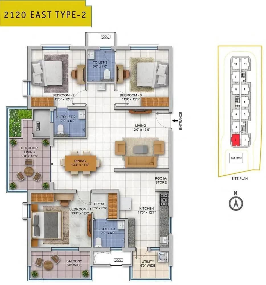 ASBL Spire floor plan