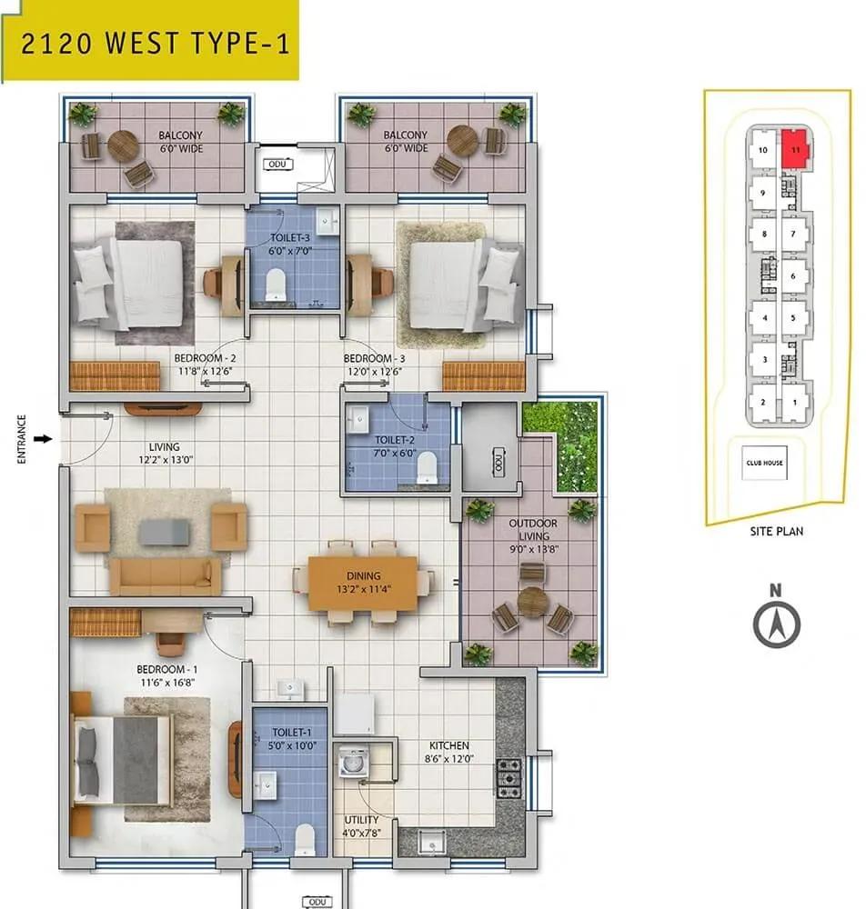 ASBL Spire floor plan