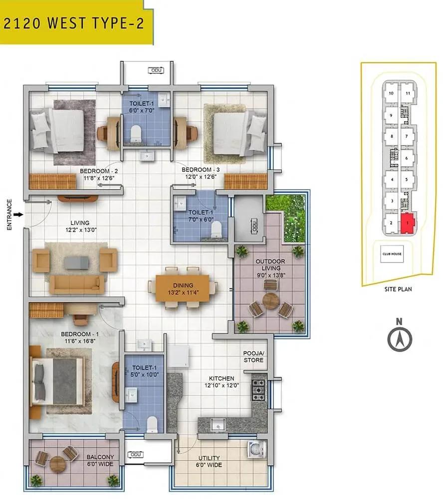 ASBL Spire floor plan