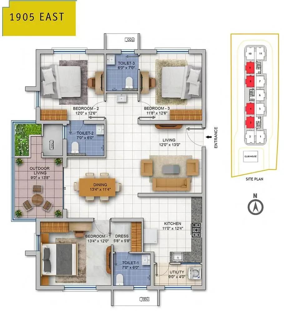 ASBL Spire floor plan