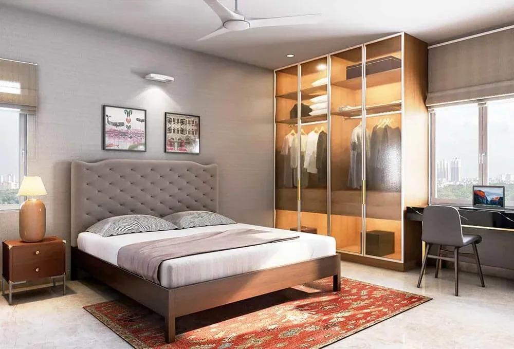 Brigade Citadel apartments master bedroom