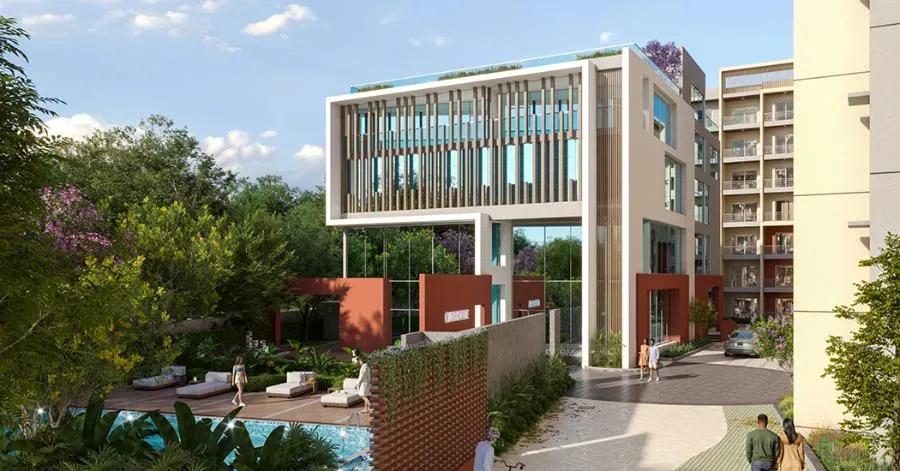 Brigade Enclave apartments clubhouse