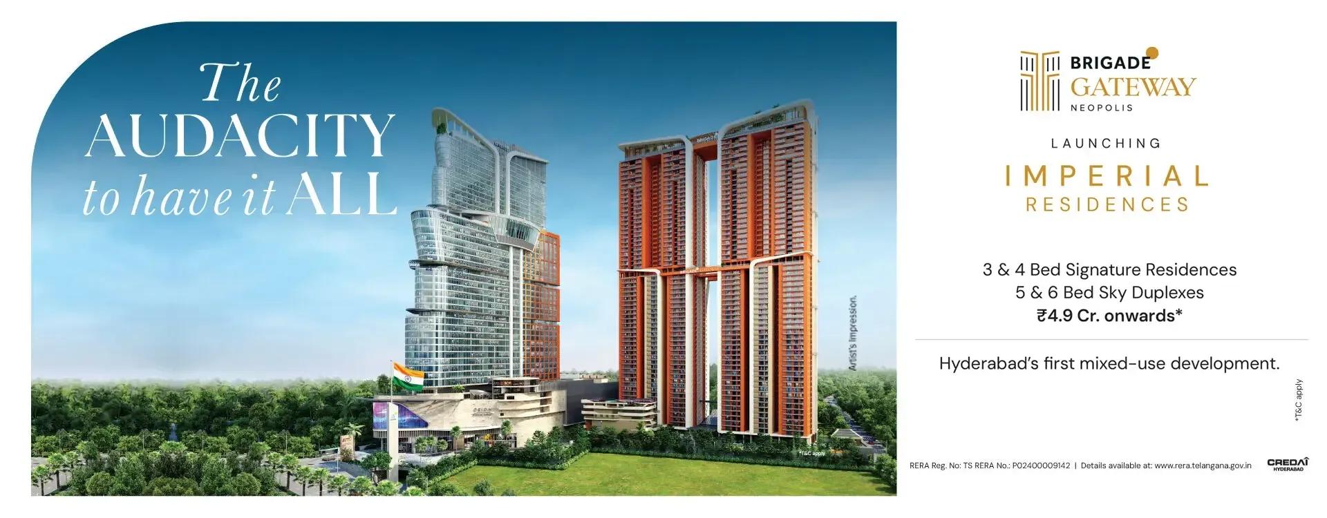 Brigade Gateway Hyderabad apartments