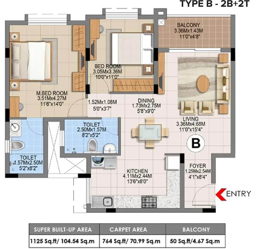 Brigade Gem apartments