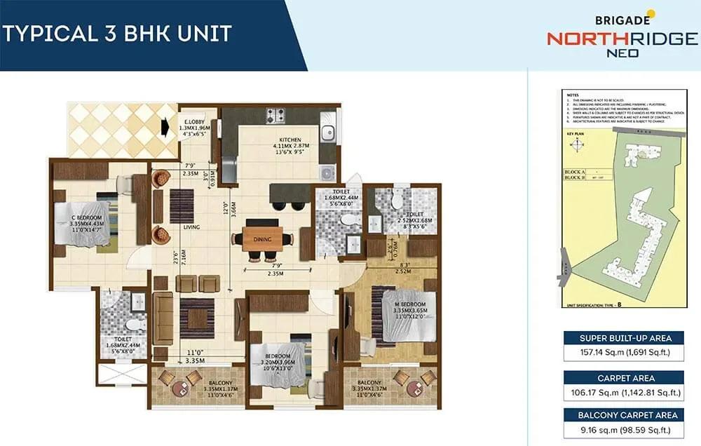 Brigade Northridge Neo apartments