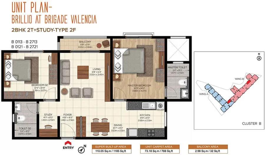 Brigade Valencia Phase 2 Brillio apartments