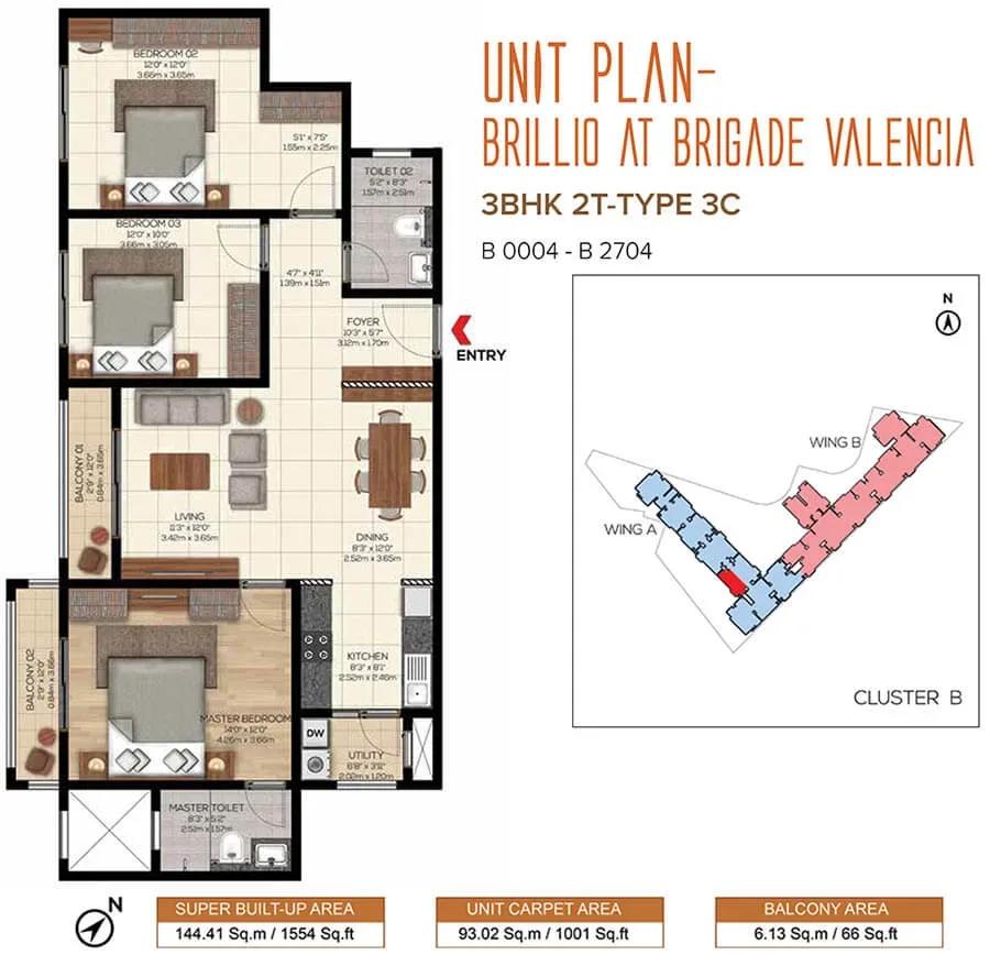 Brigade Valencia Phase 2 Brillio apartments