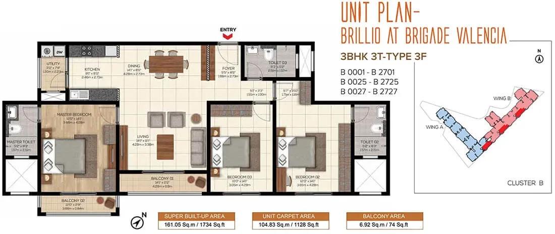 Brigade Valencia Phase 2 Brillio apartments
