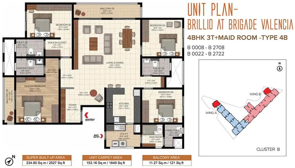 Brigade Valencia Phase 2 Brillio apartments