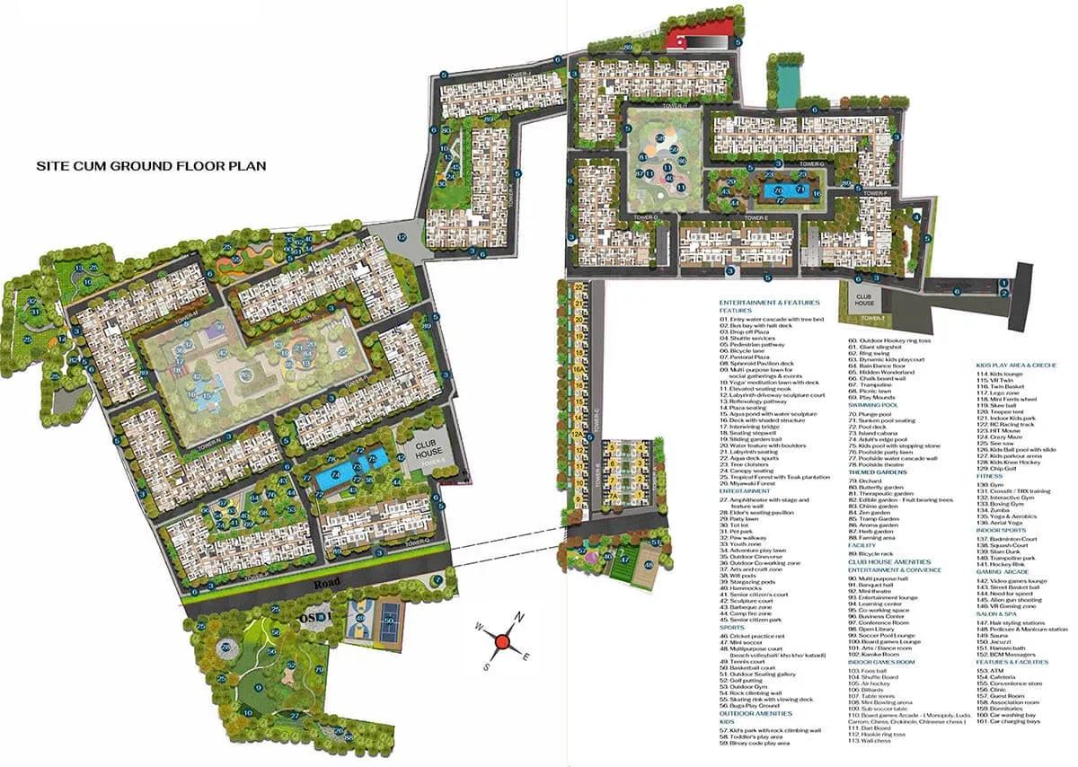 Casagrand Hola Chennai apartments master plan