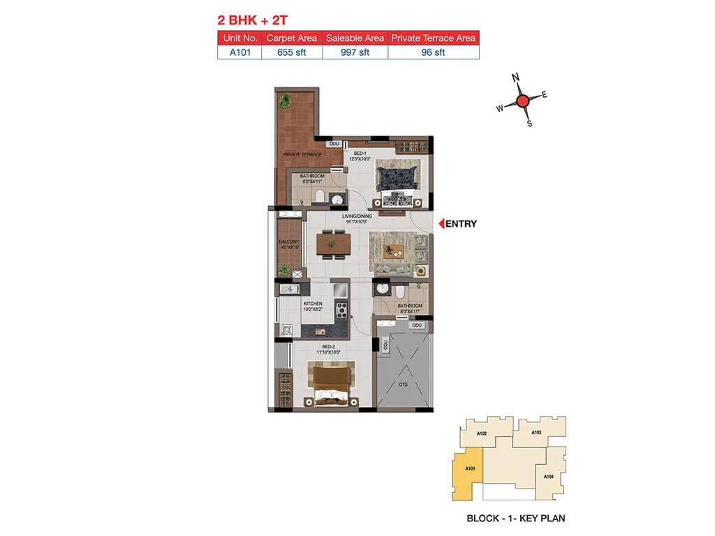 Casagrand Tudor apartments
