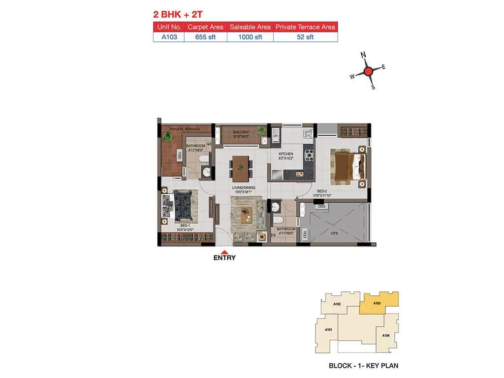 Casagrand Tudor apartments