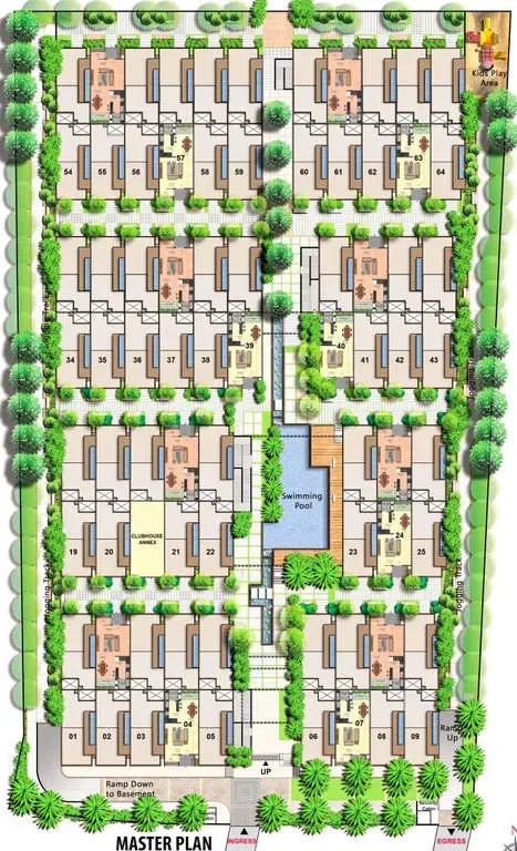 Citrus Zen Garden villas master plan