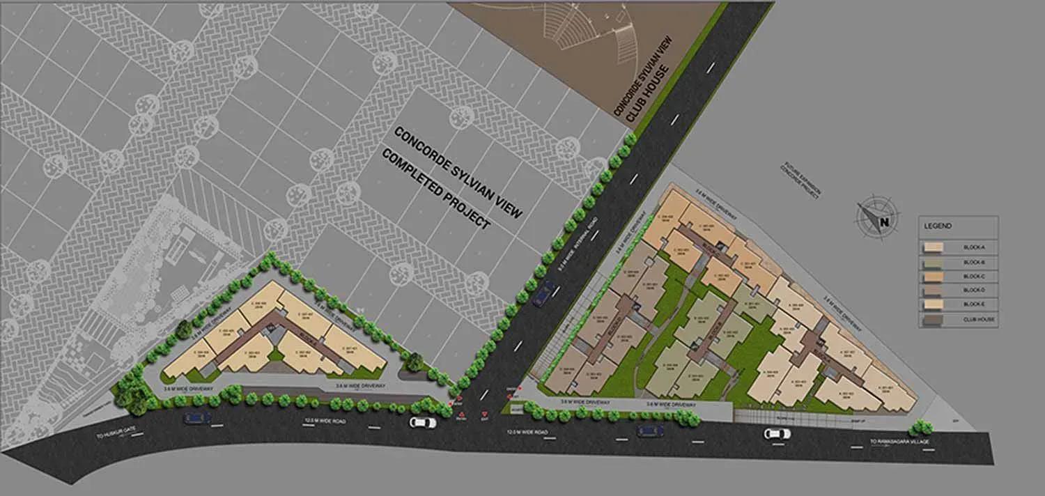 Concorde Wind Rush apartments master plan