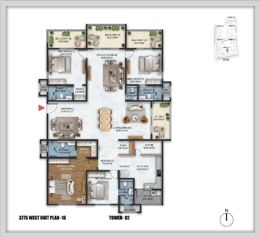 Cybercity Stone Ridge apartments