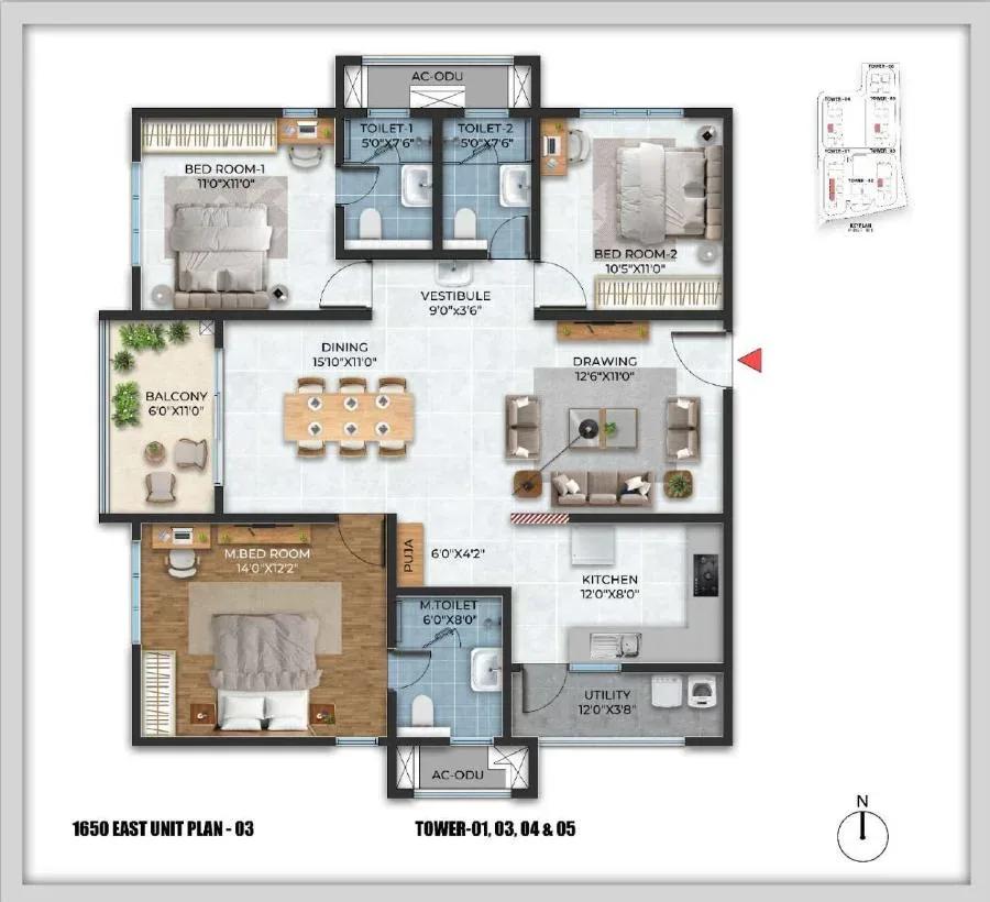 Cybercity Stone Ridge apartments