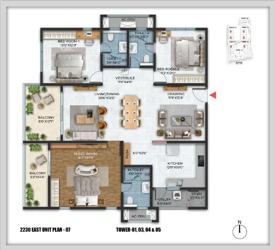 Cybercity Stone Ridge apartments
