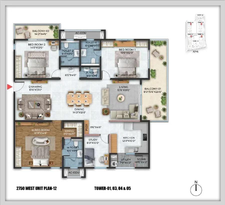 Cybercity Stone Ridge apartments