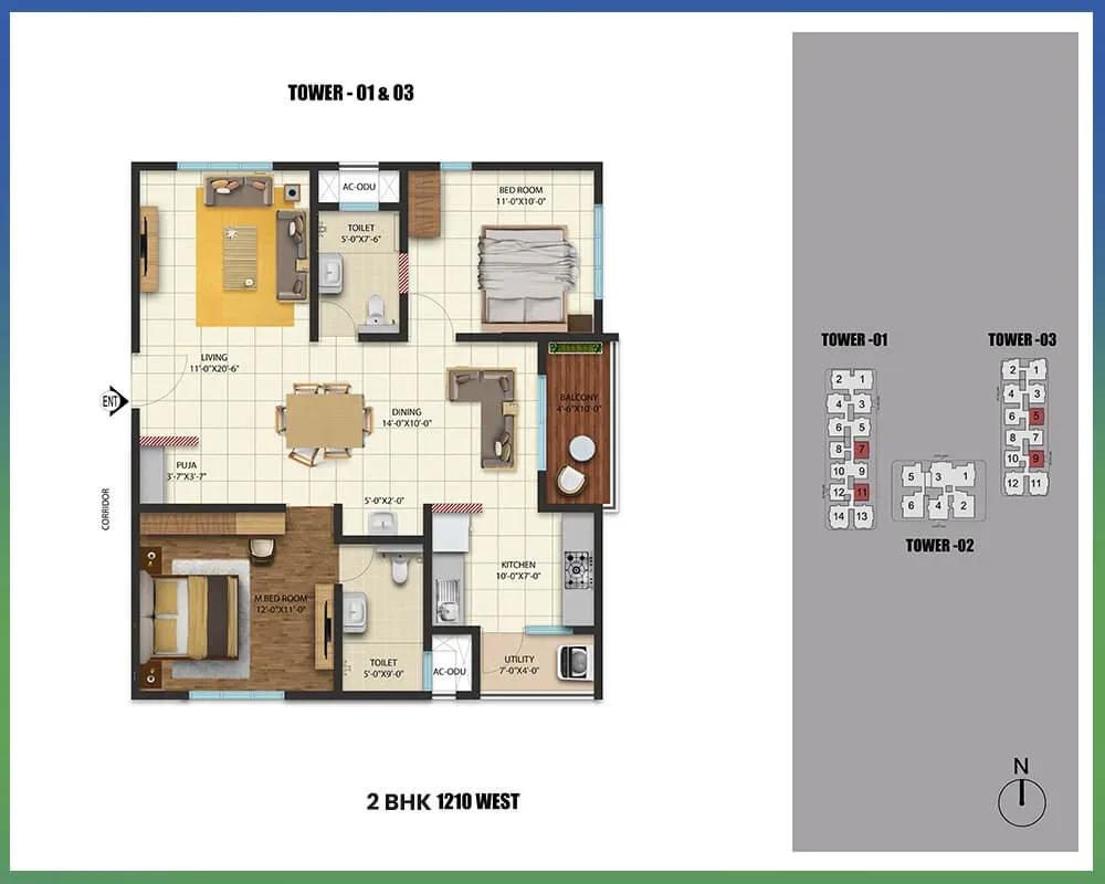 Cybercity Westbrook apartments