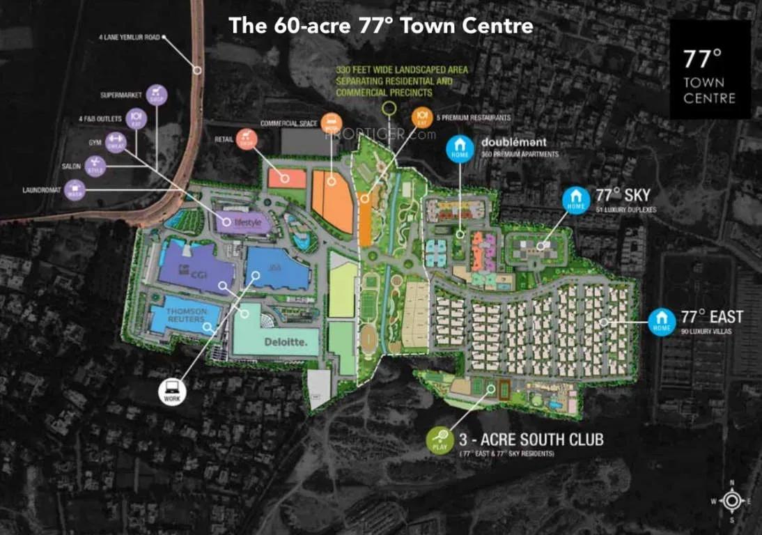 DivyaSree 77 Sky apartments master plan