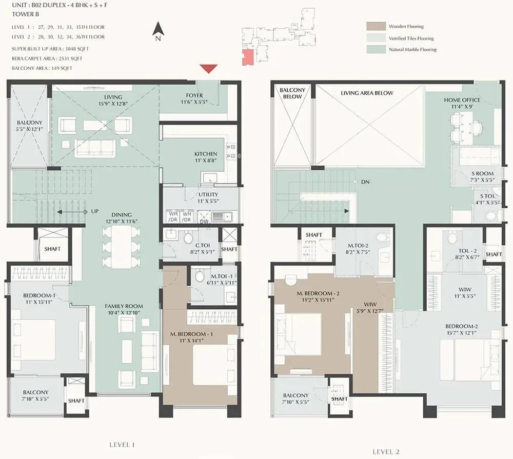 DNR Highline apartments floor plan
