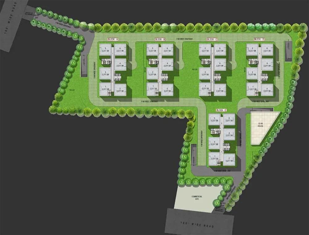DSR Altitudes apartments master plan