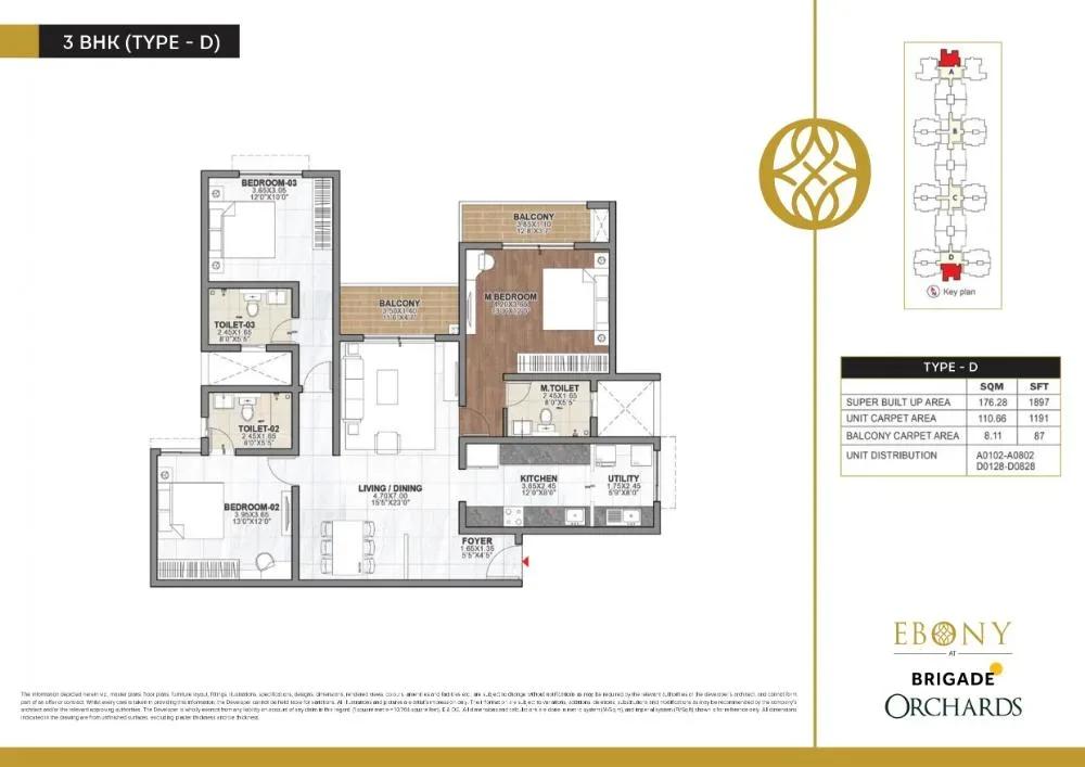Brigade Orchards Ebony apartments