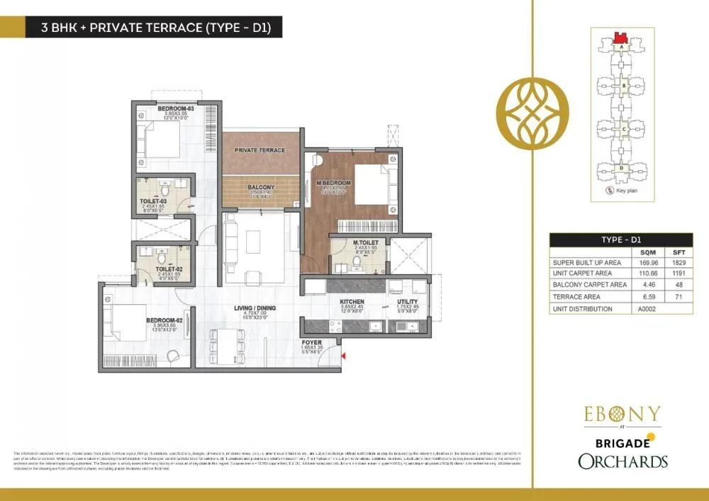 Brigade Orchards Ebony apartments