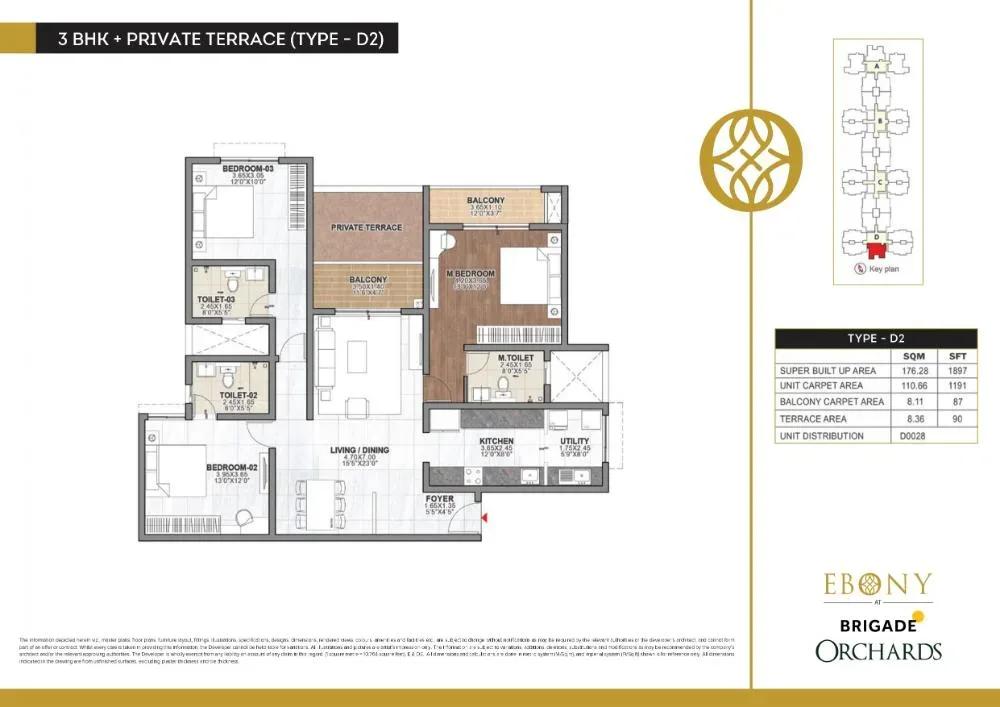 Brigade Orchards Ebony apartments