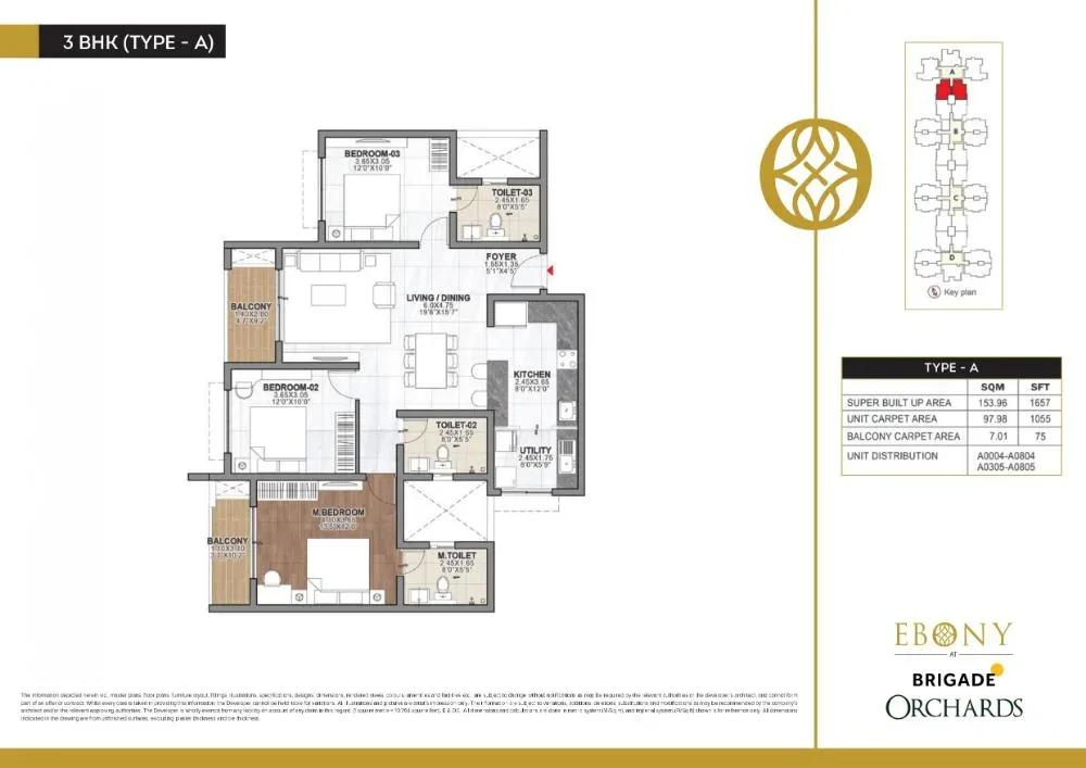 Brigade Orchards Ebony apartments