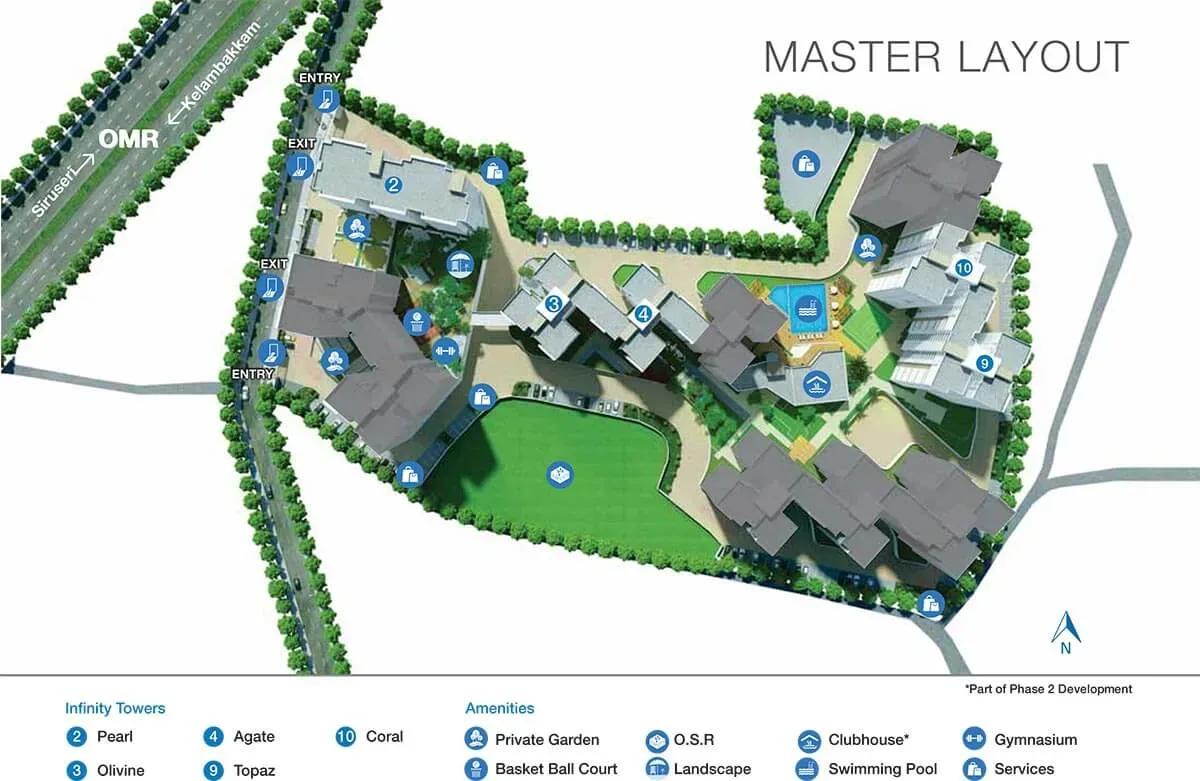 Godrej Azure apartments master plan