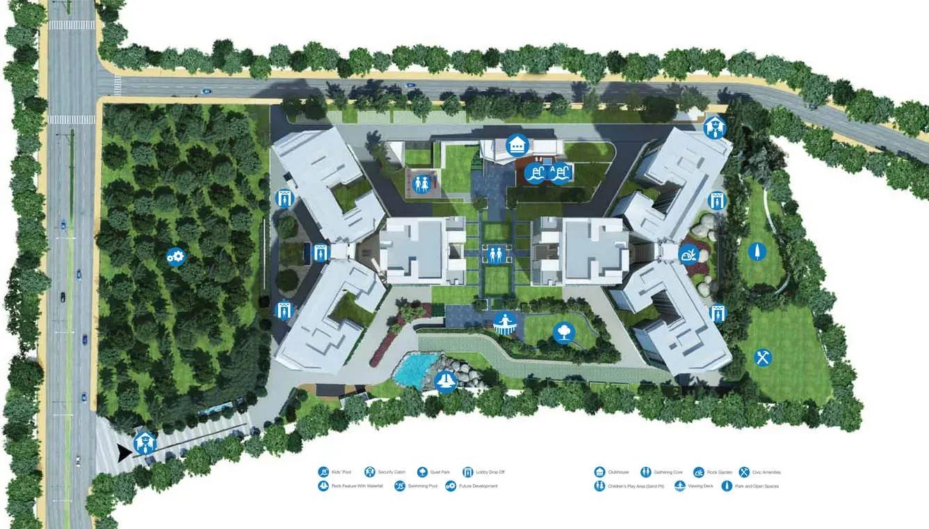 Godrej United apartments master plan