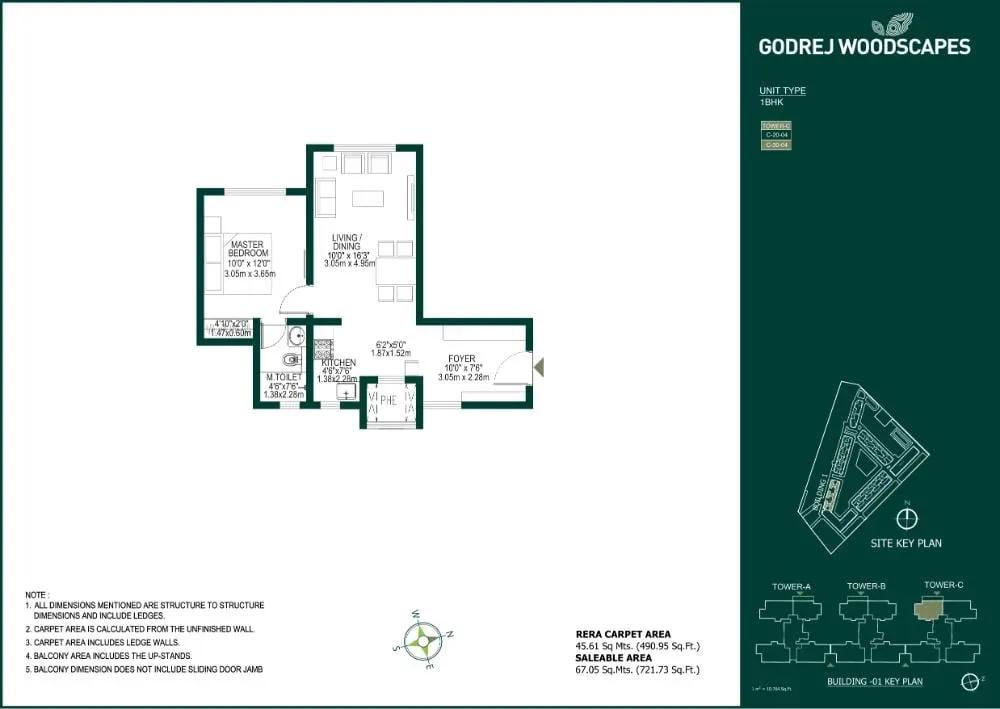 Godrej Woodscapes floor plan