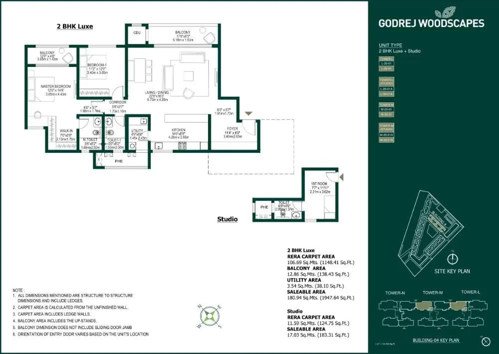 Godrej Woodscapes floor plan
