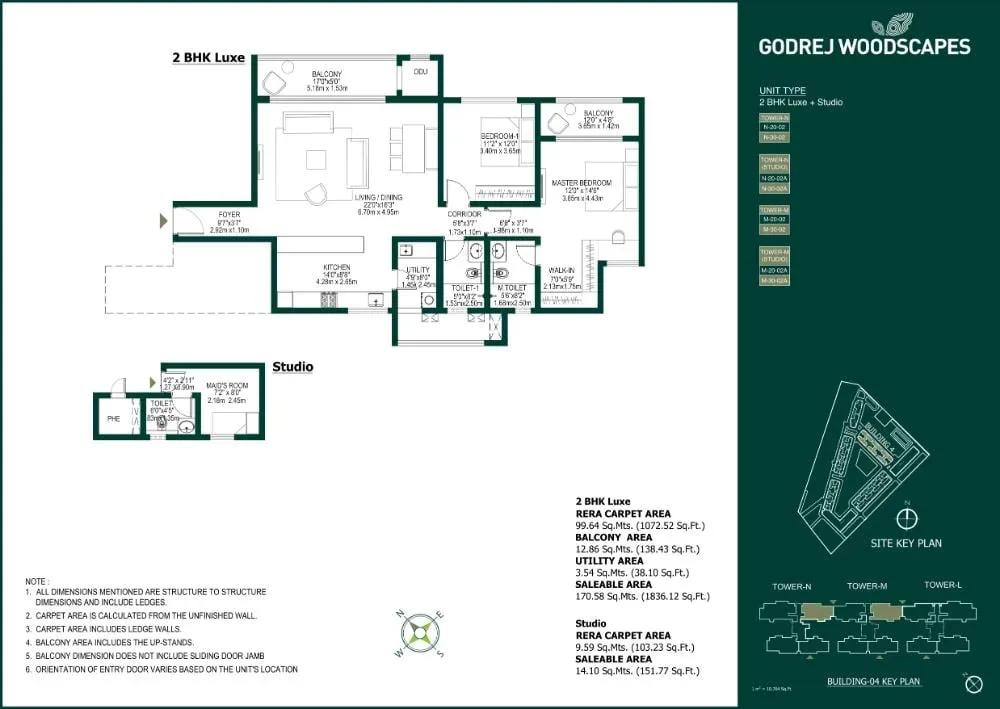 Godrej Woodscapes floor plan