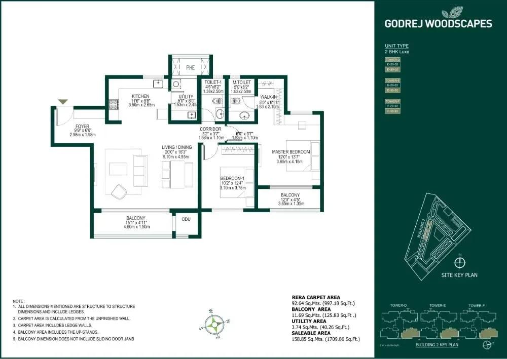 Godrej Woodscapes floor plan