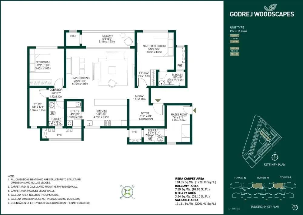 Godrej Woodscapes floor plan